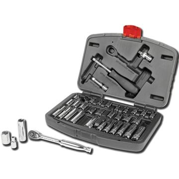 Bild von Steckschlüsselsatz 1/4" 36 teilig SAE & MET