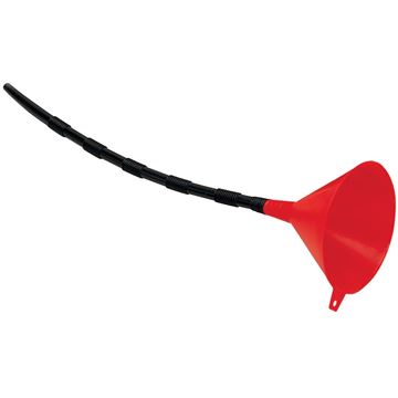 Bild von Trichter rot mit Flex-Einfüllrohr